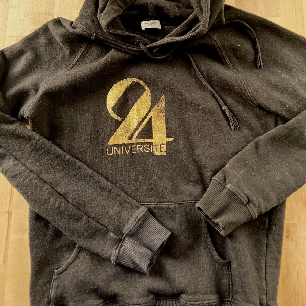 Saint laurent black hoody